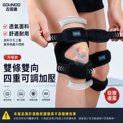 ~子甄彣璟~運動髕骨帶 雙重加壓髕骨帶 護膝固定帶 減震雙向軟墊 登山 跑步 籃球 健身 膝蓋支撐防護 左右通用5