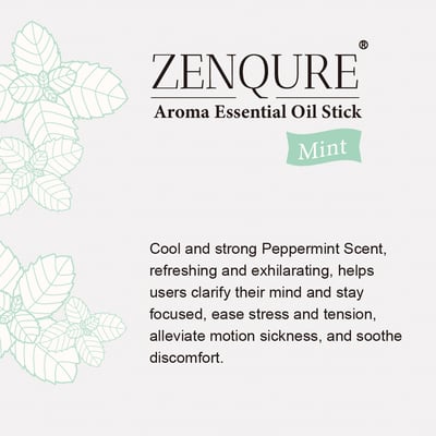 ZENQURE Aroma Essential Oil Stick Mint2