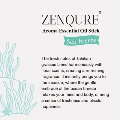 ZENQURE Aroma Essential Oil Stick 03 Sea-breeze2