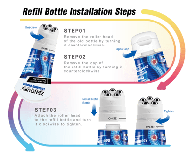 ZENQURE Soothing Cream Refill Bottle (Warm)2