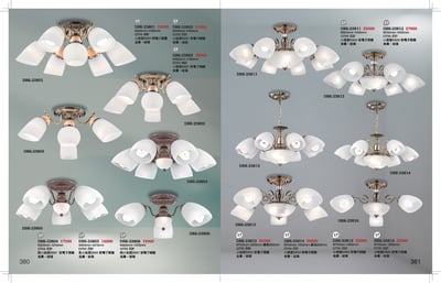 半吸頂燈系列 K3801