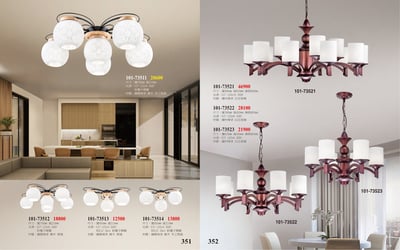 半吸頂燈 / 吊燈系列 101-3511