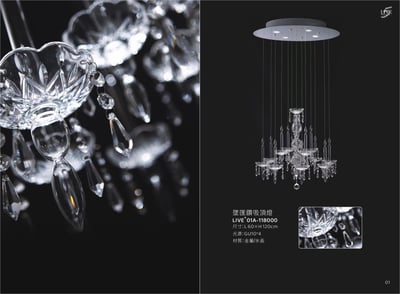水晶吊燈系列 LIVE+ 01A1