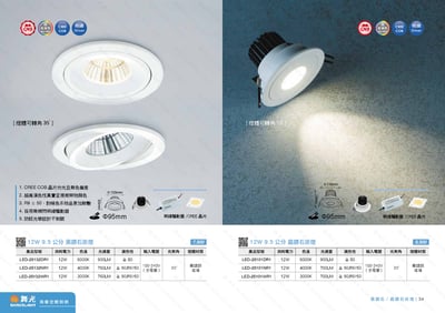 黑鑽石崁燈系列 D331