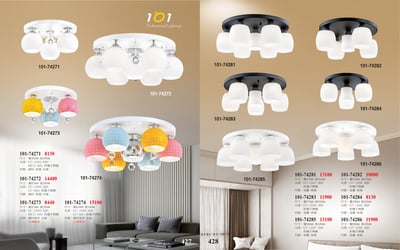 半吸頂燈系列 101-4271