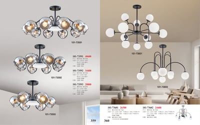 半吸頂燈系列 101-3591