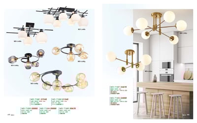 半吸頂燈系列 MD1681