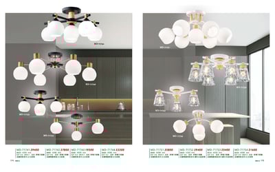 半吸頂燈系列 MD1741