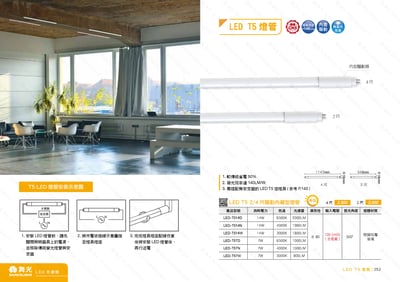 T5 LED 燈管 (內建驅動)  D2511