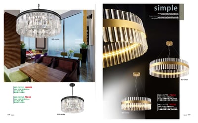 水晶餐吊燈系列 MD761