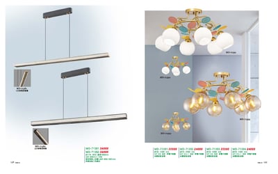 LED餐吊燈 / 半吸頂燈系列 MD1381