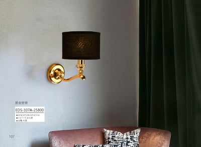 黑金壁燈 EDS 1071