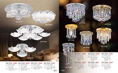 水晶吸頂燈 / 水晶小吸頂燈系列 101-1131