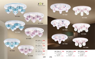 半吸頂燈系列 101-4351