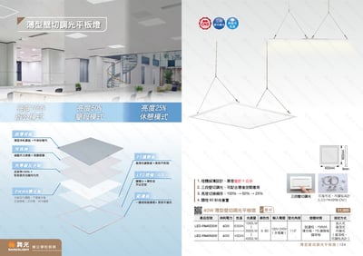 LED 輕鋼架平板燈  D1231