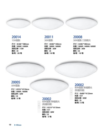 LED吸頂燈系列 W131