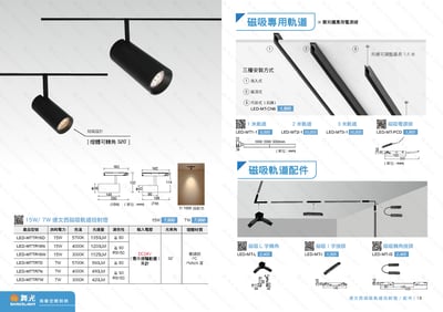 磁吸軌道燈 / 磁吸專用軌道系列 D171