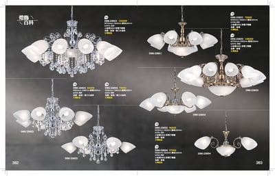 水晶半吸頂吊燈 / 半吸頂吊燈系列 K3821