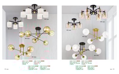 半吸頂燈系列 MD1521