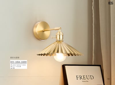 銅折光壁燈 EDS 1801
