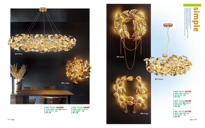 餐吊燈 / 壁燈系列 MD141