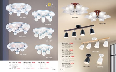 半吸頂燈 / 小吸頂燈系列 101-4371