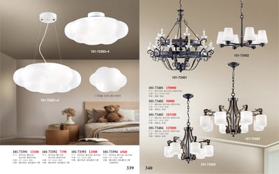 餐吊燈 / 吊燈系列 101-3391