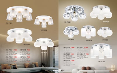 半吸頂燈系列 101-4211