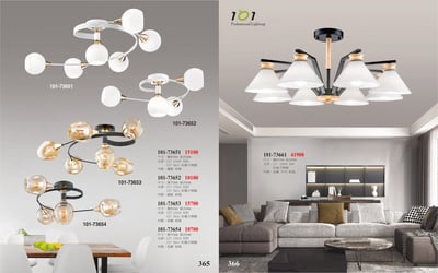 半吸頂燈系列 101-3651