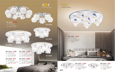 半吸頂燈系列 101-4311