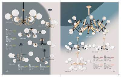 半吸頂燈系列 K1401
