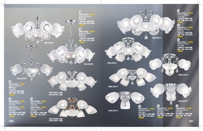 半吸頂燈系列 K3901