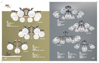 半吸頂燈系列 K3381