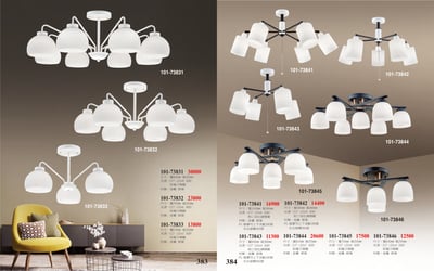 半吸頂燈系列 101-3831