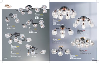 半吸頂燈系列 K3301