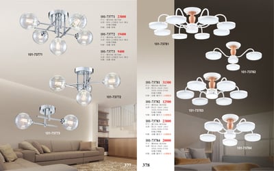 半吸頂燈 / LED半吸頂燈列 101-3771