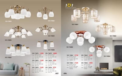 半吸頂燈系列 101-4051