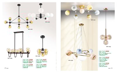 半吸頂燈 / 餐吊燈系列 MD1281
