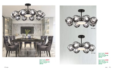 半吸頂燈系列 MD1441