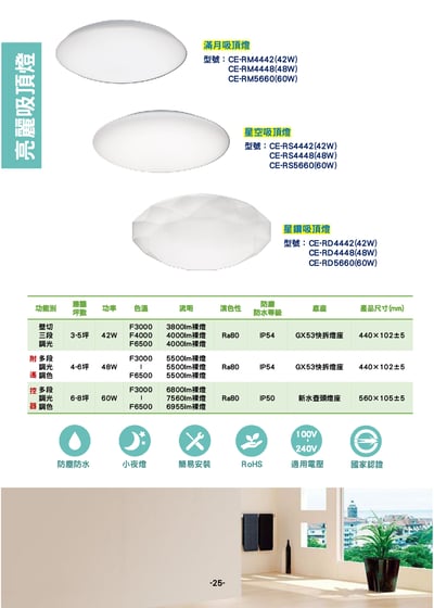 亮麗吸頂燈系列  P251
