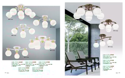 半吸頂燈系列 MD1721