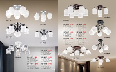 半吸頂燈系列 101-4071