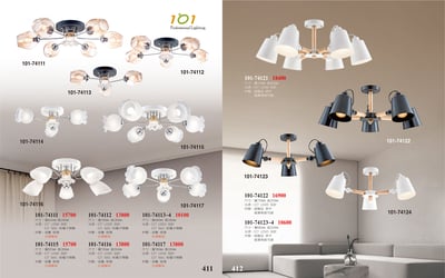 半吸頂燈系列 101-4111