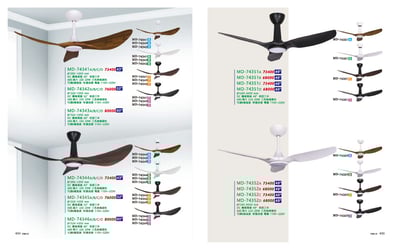 43~60吋 DC吊扇燈系列 MD4341