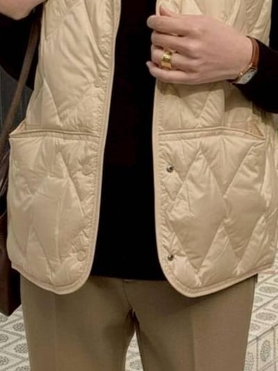 【SALE商品】輕羽絨連帽背心外套*4色 KB110568