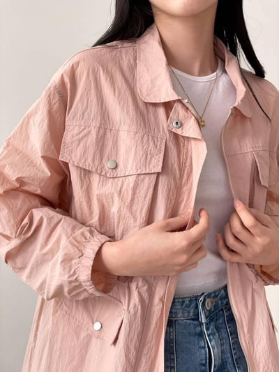 無重力防風收腰外套*3色 K989887