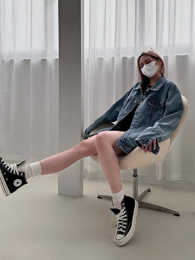 高磅百搭隨興寬鬆牛仔外套 *1色 K99008981