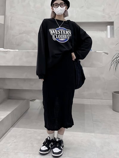 美式風英文字母大學T*2色 KB6591