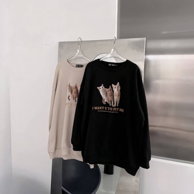 討愛三隻貓咪大學T*2色 KB6597