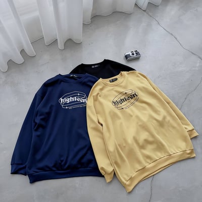 極簡動感英文字母大學T*3色 KB6595